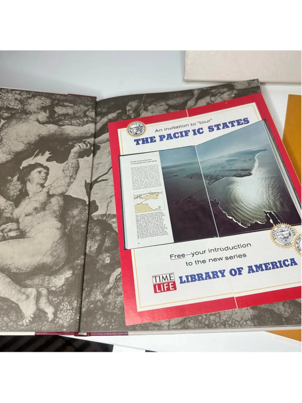 Vintage 1966 Time-Life Library Of Art : The World Of Michelangelo w Sleeve